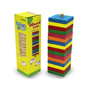 COLORFUL JENGA 54 PCS.