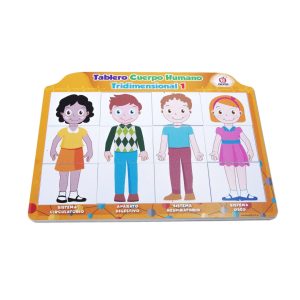 TABLERO CUERPO HUMANO TRIDIMENSIONAL 1