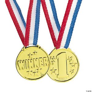 GOLDTONE WINNER MEDALS DZ