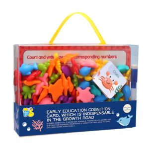 ANIMALES DEL MAR Y TARJETAS 88 PCS