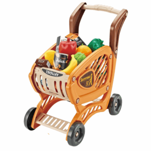 CARRETA DE SUPERMERCADO - SHOPPING CART NARANJA 42PCS