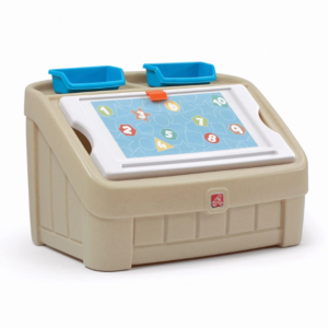 CAJA DE JUGUETES - TOY BOX AND ART LID IN NEUTRAL GENDER