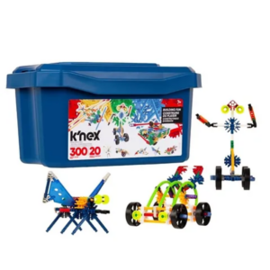 JUEGO DE CONSTRUCCION - KNEX CLASSICS 300 PC/ 20 MODEL - TUB SET (KNEX BUILDING FUN TUB)