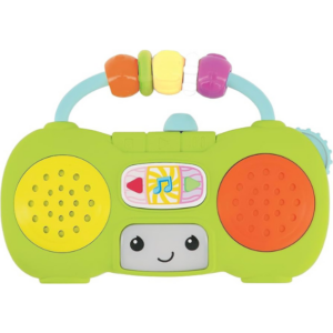 MUSIC AND LIGHT PRETEND MINI BOOMBOX