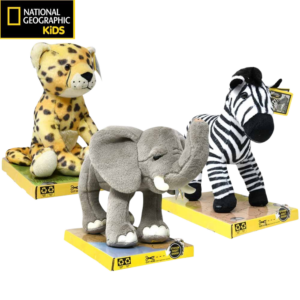 NATIONAL GEOGRAPHIC SAMLL PLUSH WITH STICKER SHEET