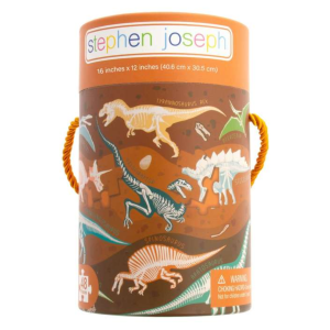 EDUCATIONAL PUZZLE W CANISTER DINOSAUR FOSSIL