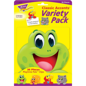 PLAYTIME PALS CLIPS CLASSIC ACCENTS VARIETY PACK