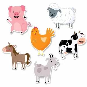 FARM FRIENDS 6 FF CUT OUTS