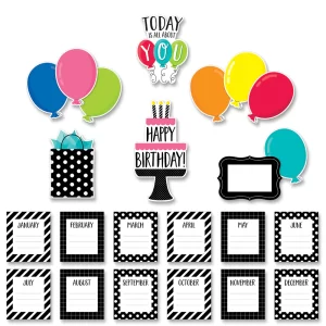 HAPPY BIRTHDAY MINI-BULLETIN BOARDS (MM)