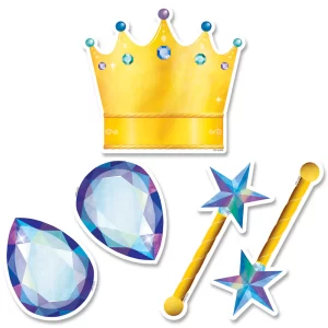 CROWNS AND JEWELS 6 DESIGNER CUT-OUTS (MM)