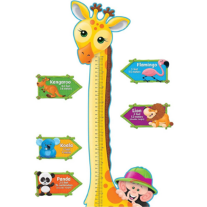 GIRAFFE GROWTH CHART BULLETIN BOARD SET