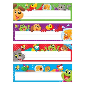 PLAYTIME PALS
 
  DESK TOPPERS NAME PLATES VARIETY PACK