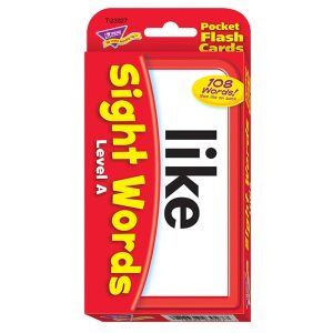 SIGHT WORDS LEVEL A POCKET FLASH CARDS