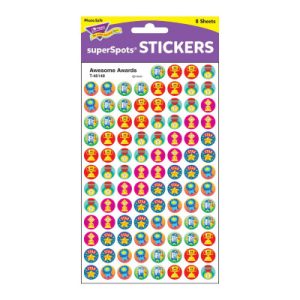 AWESOME AWARDS SUPERSPOTS STICKERS