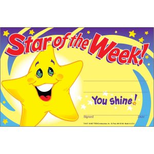 STAR OF THE WEEK! RECOGNITION AWARDS