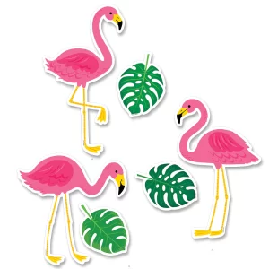 FLAMINGO FUN 6 (PP) CUT OUTS