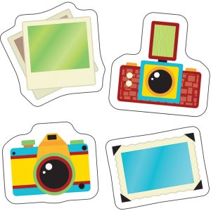 HIPSTER CAMERAS AND PHOTOS MINI CUT OUTS