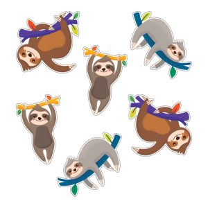 ONE WORLD SLOTHS CUT OUTS