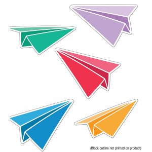 HAPPY PLACE PAPER AIRPLANES CUT OUTS