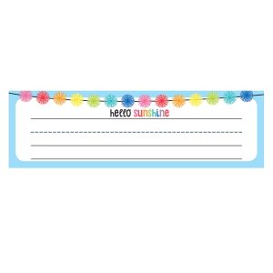 HELLO SUNSHINE NAMEPLATES