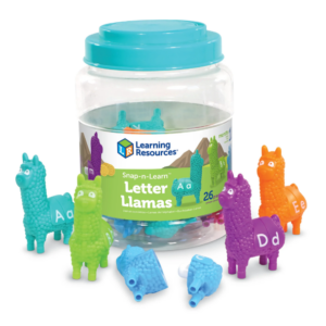 LLAMAS CON ALFABETO - SNAP-N-LEARN LETTER LLAMAS