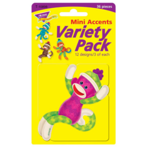 SOCK MONKEYS PATTERNS MINI ACCENTS VARIETY PACK