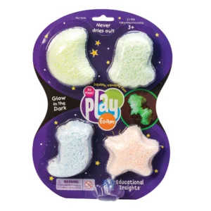 PLAYFOAM GLOW IN THE DARK 4-PACK