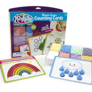 PLAYFOAM SHAPE AND LEARN COUNTING CARDS