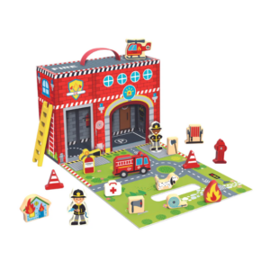 JUEGO DE BOMBERO - FIRE STATION BOX