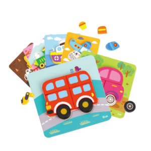 ROMPECABEZA DE TRANSPORTES - MINI TRANSPORTATION PUZZLE