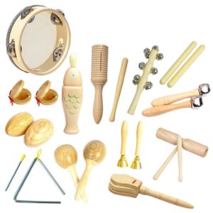 INSTRUMENTOS DE MADERA 13 PIEZAS