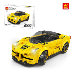 SUPERCAR FERRARI AMARILLO 150 PCS