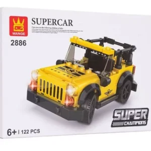 SUPERCAR JEEP AMARILLO 122 PCS