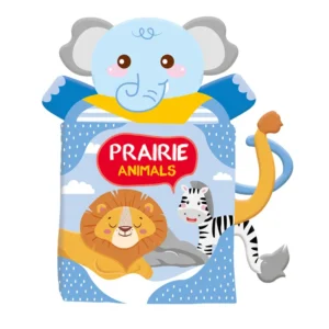 HAND PUPPET CLOTH BOOK PRAIRIE ANIMALS