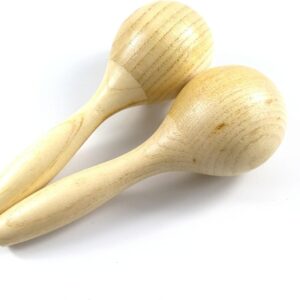 MARACAS DE MADERA 15CM. 2 UN.