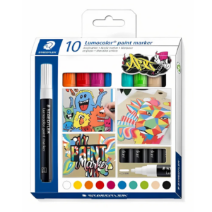 10 LUMOCOLOR PAINT MARKER