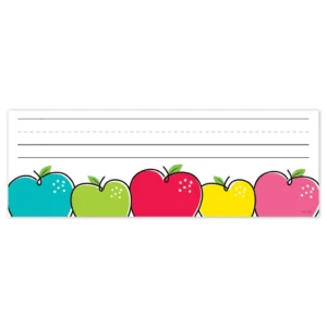 DOODLE APPLES CORE DECOR NAME PLATE
