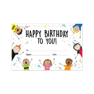 HAPPY BIRTHDAY STICK KIDS AWARDS