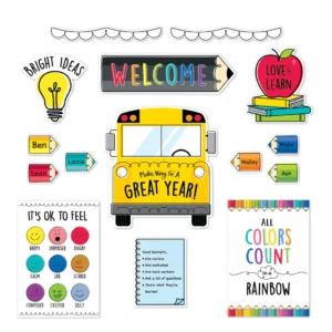 READY FOR SCHOOL CORE DECOR BULLETIN BOARD