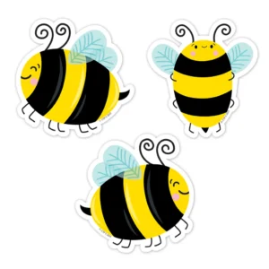 BEES BUSY BEES 3 INCH DESIGNER CUT OUTS