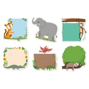 JUNGLE FRIENDS JUNGLE FRIENDS 6 INCH DESGNER CUT OUTS