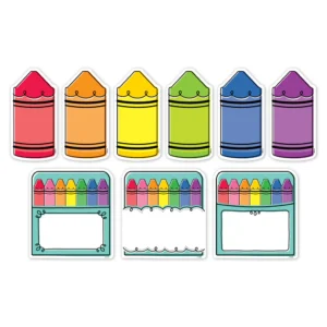 DOODLE CRAYONS CORE DOCRO 6 INCH DESIGNER CUT OUTS