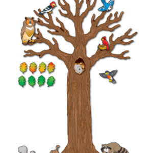 BIG TREE WITH ANIMALS BULLETIN BOARD SET