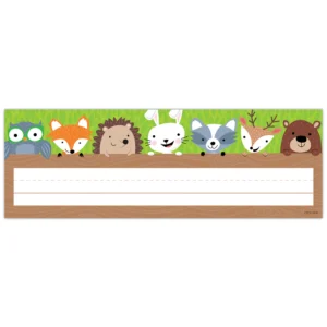 WOODLAND FRIENDS NAME PLATES