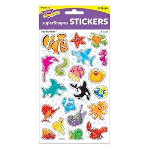 SEA BUDDIES SUPERSHAPES STICKERS-LARGE