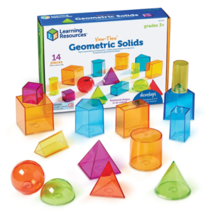 FIGURAS GEOMETRICAS TRANSPARENTES - VIEW-THRU GEOMETRIC SOLIDS