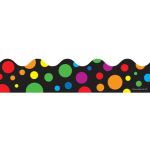 BIG RAINBOW DOTS BORDERS