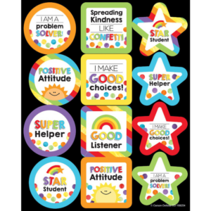 CELEBRATE LEARNING MOTIVATORS MOTIVATIONAL STICKERS STICKERS - SHAPE