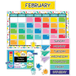 HAPPY PLACE CALENDAR BULLETIN BOARD SET