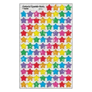 COLORFUL SMILES SUPERSPOTS STICKERS SPARKLE